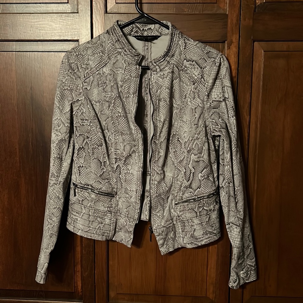 WHBM moto jacket, size 8